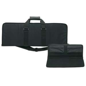 Bulldog BDH490 Hybrid Tactical Rifle Case made of Water-Resistant Nylon with Black Finish\t Hidden Internal Mag Pockets & Deluxe Padded Shoulder Strap for Rifle & Carbine Models 31 in L