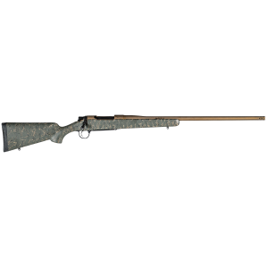 Christensen Arms 8010201200 Mesa Long Range 6.5 PRC 4+1, 26 in Burnt Bronze Cerakote, Green w/Black/Tan Webbing Fixed Long Range Stock, Rifle
