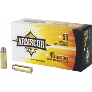 Armscor FAC45LC1N USA 45 Colt 225 gr Lead 50 Per Box/ 8 Cs