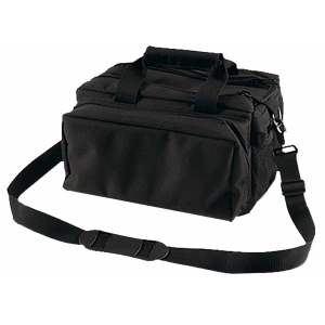 Bulldog BD910 Deluxe Range Bag Water Resistant Black Nylon with Adjustable Strap\t Removeable Divider\t Storage Pockets & Deluxe Padding 13 in x 7 in x 7 in Interior Dimensions