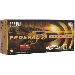 Federal LG444M1 Premium HammerDown 444 Marlin 270 gr Bonded Hollow Point 20 Per Box/ 10 Cs