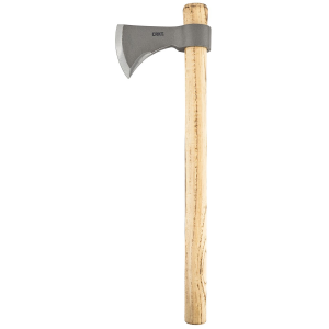 CRKT 2732 Woods Nobo T-Hawk 3.47 in Blade 1055 Carbon Steel Blade Tennessee Hickory Handle 19.13 in Long Tomahawk
