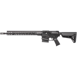 Stag Arms STAG10010142 Stag 10 Marksman 308 Win 18 in 10+1 Black Hard Coat Anodized Rec Black Adjustable Magpul SL-S Stock Black Magpul MOE Grip Left Hand