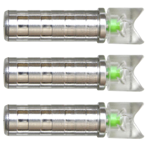 NuFletch Ignitor Crossbow Nocks Green Moon 285 X Bolt 3 pk IGNT-285-GRN/3PK