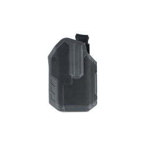BLACKHAWK Omnivore Streamlight TLR Multi-Fit Holster, Belt Holster, Right Hand, Black, Fits More Than 150 Styles of Semi-Automatic Handguns with Accessory Rail, Hard, Thumb Activated Retention Mechanism 419002BUR
