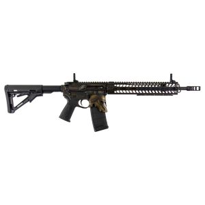 Spikes STR5610M2R Spartan 5.56x45mm NATO 16 in No, Magazine Bronze Cerakote Black 6 Position Magpul CTR Stock, Rifle