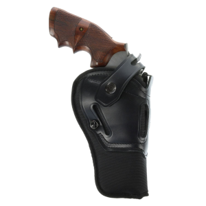 Galco SR63B Switchback OWB Black Leather Belt Slide Fits Ruger Alaskan/S&W N Frame Fits 1-1.50 in Barrel Fits 2.50 in Barrel Ambidextrous