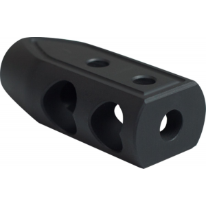 Timber Creek Outdoors 308HBBLC Heart Breaker Muzzle Brake Black Cerakote with 5/8 in-24 tpi Threads for 308 Win AR-Platform