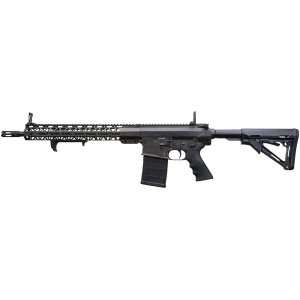 Windham Weaponry R16SFSCT308BW CDI 308 Win 16in 20+1, Battle Worn Rec, Black Magpul CTR Stock  Hogue Grip, MBUS Pro Sights, Hard Case - Windham Weaponry