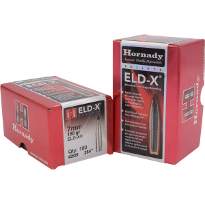 Hornady 2826 ELD-X 7mm .284 150 gr Extremely Low Drag eXpanding 100 Per Box/ 15 Case