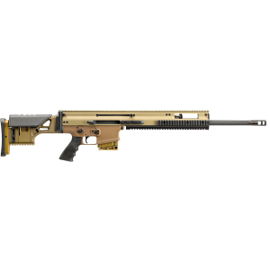 FN 381005452 SCAR 20s NRCH 7.62x51mm NATO 20in Barrel 10+1, Flat Dark Earth Anodized Receiver, FDE Precision Stock With Adjustable Comb  Cheekpiece, Black Hogue Rubber Grip, Optics Ready