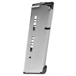 Wilson Combat 500CHD ETM Stainless Detachable with Lo-Profile Steel Floor Plate 8rd for 45 ACP +P Wilson Combat 1911 Elite Tactical