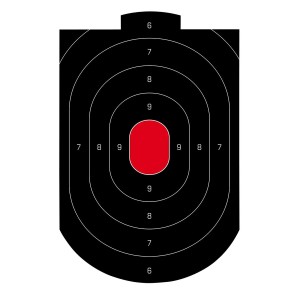 Birchwood Casey 35609 Dirty Bird Oval Paper Target 12 in x 18 in 50 Per Pkg