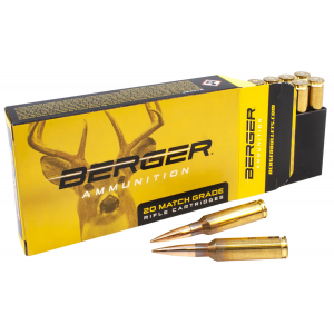 BERGER Bullets 31070 Target Rifle 6.5 Creedmoor 156 Gr Hybrid 20 Per Box/ 10 Cs