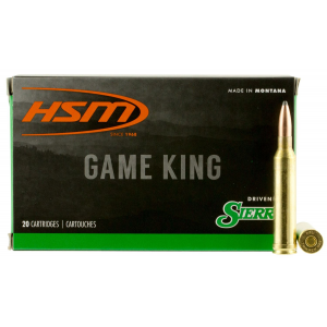 HSM 7STW8N Game King 7mm STW 160 gr Sierra GameKing Spitzer Boat Tail 20 Per Box/ 20 Cs