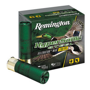 REMINGTON Ammunition 26795 Hypersonic Steel 12 Gauge 3.50 In 1 3/8 Oz 2 Shot 25 Per Box/ 10 Cs