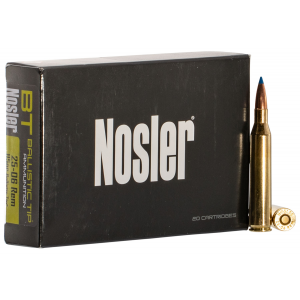NOSLER 40071 Ballistic Tip 25-06 Rem 115 Gr Spitzer Ballistic Tip 20 Per Box/ 10 Cs