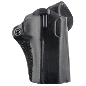 DeSantis Gunhide 019BA7WZ0 Mini Scabbard OWB Black Leather Belt Slide Fits Springfield Prodigy w/wo Red Dot Fits 4.25 in Barrel Right Hand