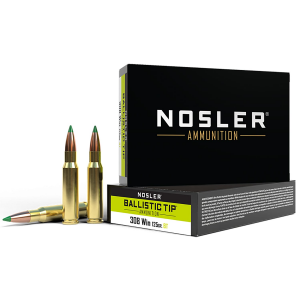 ler 40061 Ballistic Tip 308 Win 125 Gr Spitzer Ballistic Tip 20 Per Box/ 10 Cs Ammo