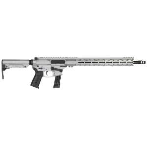 CMMG 92AE6FB-TI Resolute MK17 9mm Luger 16.10in 21+1 Titanium Cerakote Aluminum Rec Chrome Moly Barrel Black Adjustable RipStock Right Hand - Cmmg
