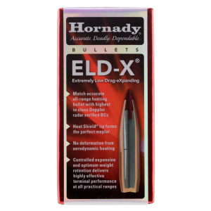 Hornady 25418 ELD-X 25 Cal .257 110 gr Extremely Low Drag eXpanding 100 Per Box/ 25 Case