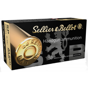 Sellier & Bellot SB44A Handgun 44 Rem Mag 240 gr Soft Point 50 Per Box/ 12 Case - Sellier & Bellot