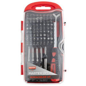 Birchwood Casey DLXSDS Master Screwdriver Kit 84 Pieces Includes Slotted/Philips/Torx/Hex Heads