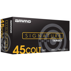 Ammo Inc 45C250TMCA50 Signature 45 Colt 250 gr Total Metal Case 50 Per Box/ 20 Cs