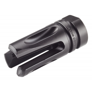 Wilson Combat TRATFH458 Accu-Tac Flash Hider Black Matte Melonite 4140 Steel with 11/16 inx24 tpi Threads\t 1.99 in OAL & .865 in Diameter for 458 SOCOM AR-Platform