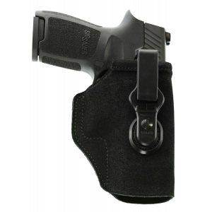 Galco TUC652B Tuck-N-Go 2.0 IWB Black Leather UniClip Fits S&W M&P Shield Fits S&W M&P Shield Plus Fits S&W M&P Shield 2.0 Right Hand