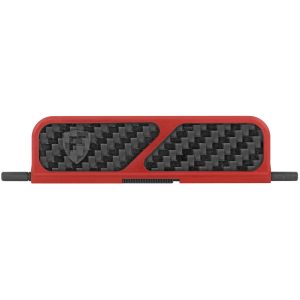 Fortis Manufacturing AR15DstCvr-CF-RED, Inc. Billet Dust Cover, Fits AR-15, Red AR15DstCvr-CF-RED