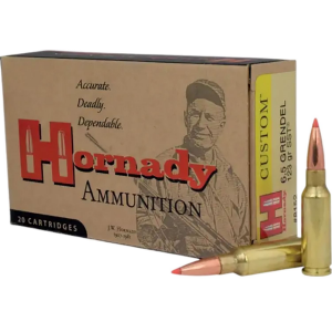 Hornady 8152 Custom 6.5 Grendel 123 gr Super Shock Tip 20 Per Box/ 10 Cs