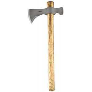 CRKT 2730 Woods Chogan T-Hawk 3.50 in Blade 1055 Carbon Steel Blade Tennessee Hickory Handle 19 in Long Tomahawk w/Hammer
