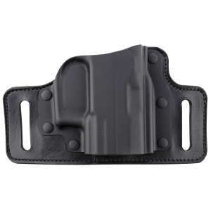Galco TS820B TacSlide OWB Black Kydex/Leather Belt Slide Fits Beretta APX Fits Taurus G3 Fits Sig M18 Right Hand