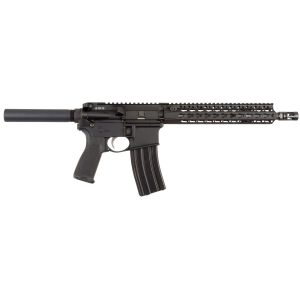 BCM 610890ELW RECCE-11 KMR-A 5.56x45mm NATO 30+1 11.50 in Chrome Lined Barrel, Hard Coat Anodized Buffer Tube Stock, Bravo Mod 3 Grip, Ambi Safety, Pistol