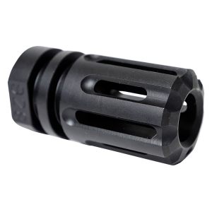Angstadt Arms AAF09HHB28 Flash Hider Black Hardcoat Anodized Steel with 1/2 in-28 tpi Threads 1.75 in OAL for 9mm Luger