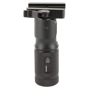 Leapers, Inc. - UTG Vertical Foregrip, Foldable, Low Profile, Quick Detach Lever Lock, Combat Quality Metal, Picatinny Black Finish MNT-GRP002SQ - Leapers