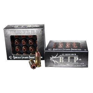 G2 Research G00003 R.i.p 40 S&w 115 Gr Fracturing Hollow Point 20 Per Box/ 25 Cs 08605003812302 61625