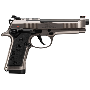 Beretta J92XRD21 92X Performance Defensive Full Size Frame 9mm Luger 15+1, 4.90 in Black Barrel, Gray Nistan Optic Ready/Serrated Steel Slide & Frame w/Beavertail, Pistol