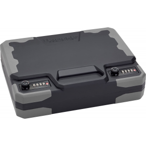 Hornady 95260 TrekLite Lock Box XXL Combination Key Entry Black Holds 2 Handguns Polycarbonate