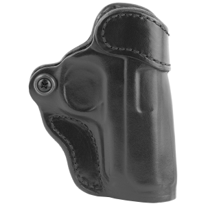DeSantis Gunhide 155 Criss-Cross 155BA37Z0, Belt Holster, Right Hand, Black Leather, Fits Sig P938, Kimber Micro 9mm 155BA37Z0