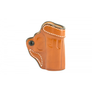 DeSantis Gunhide 155 Criss-Cross 155TA8BZ0, Belt Holster, Right Hand, Tan Leather, Fits Glock 43/43X 155TA8BZ0 - Desantis