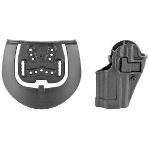 BlackHawk SERPA CQC Concealment Holster with Belt and Paddle Attachment, Fits HK VP9/40, Left Hand, Matte Black 410579BK-L