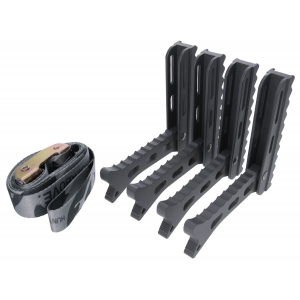 Hawk HWKHHSTP4P Helium Steps Black Aluminum 4 Pack
