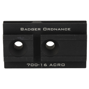 Badger Ordnance C1 12 OClock Top Optical Platform 700-16B, Fits Aimpoint Acro, For Use with C1 Arc, Anodized Finish, Black 700-16B