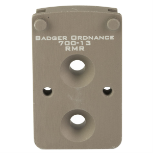 Badger Ordnance C1 12 OClock Top Optical Platform 700-13, Fits Trijicon RMR, For Use with C1 Arc, Anodized Finish, Tan 700-13