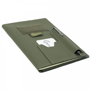 Cole-TAC Note Keeper, Notebook Cover with Notepad, Ranger Green NB1004