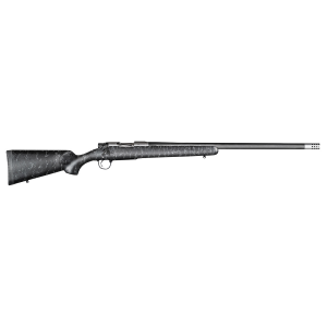 CHRISTENSEN Arms Ca10299a14311 Ridgeline 7mm-08 Rem 4+1 24in Carbon Fiber/threaded Barrel, Tungsten Gray Cerakote, Black With Gray Webbing Stock