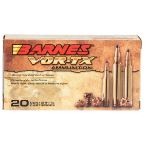 BARNES Bullets 30815 Vor-tx Rifle 6.5 Creedmoor 120 Gr Tipped Tsx Boat Tail 20 Per Box/ 10 Cs