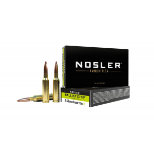 NOSLER 42050 Ballistic Tip 6.5 Creedmoor 120 Gr Spitzer Ballistic Tip 20 Per Box/ 10 Cs